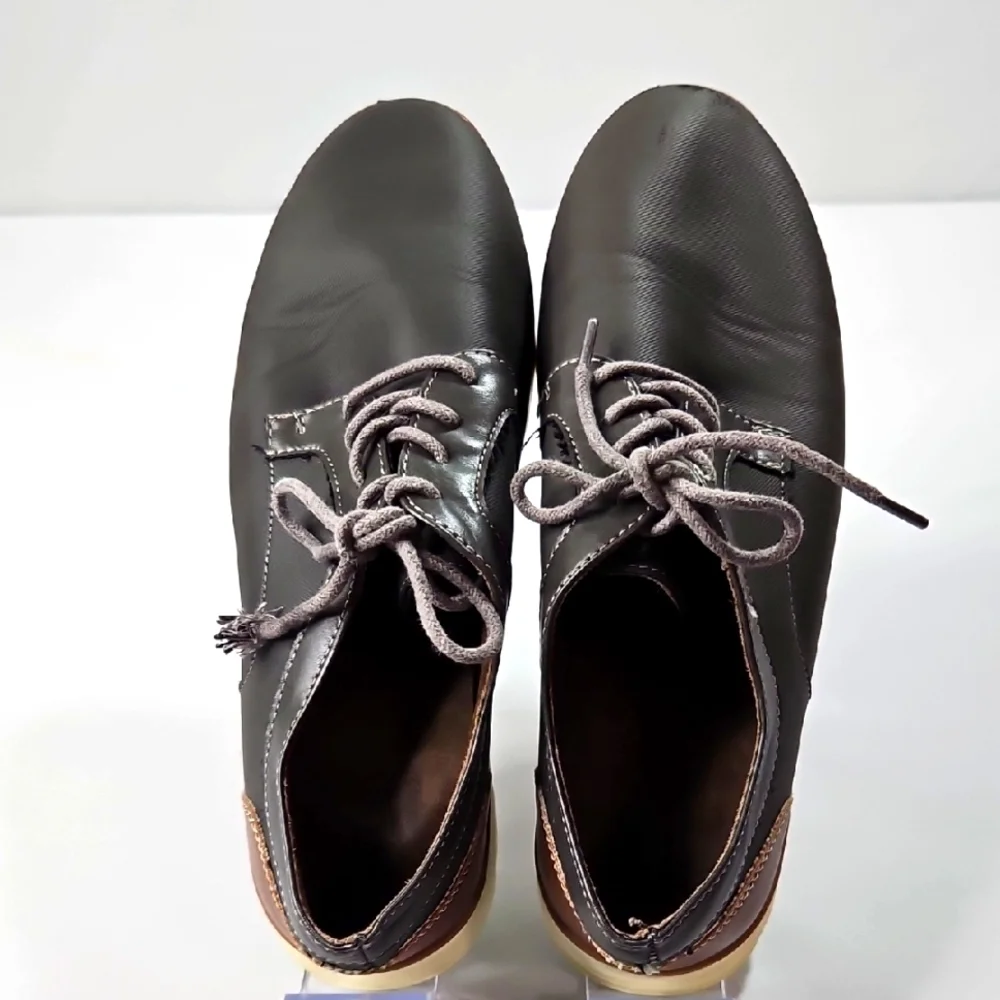 Steve Madden Men's Gray & Brown Oxfords Size 7